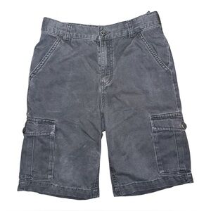 Boys Old Navy Gray‎ Cargo Shorts Size Regular 14